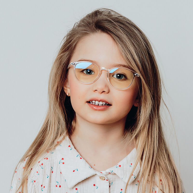 Pair of blue anti-light glasses Children Cruzy