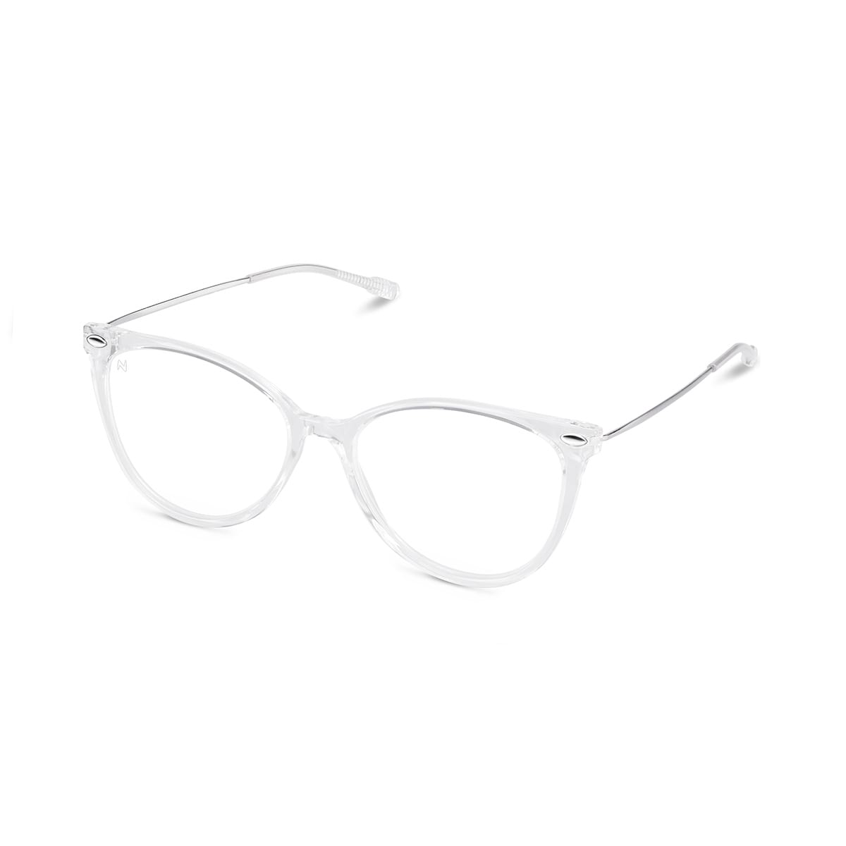 Reading glasses without branches Essential Alba Black from side