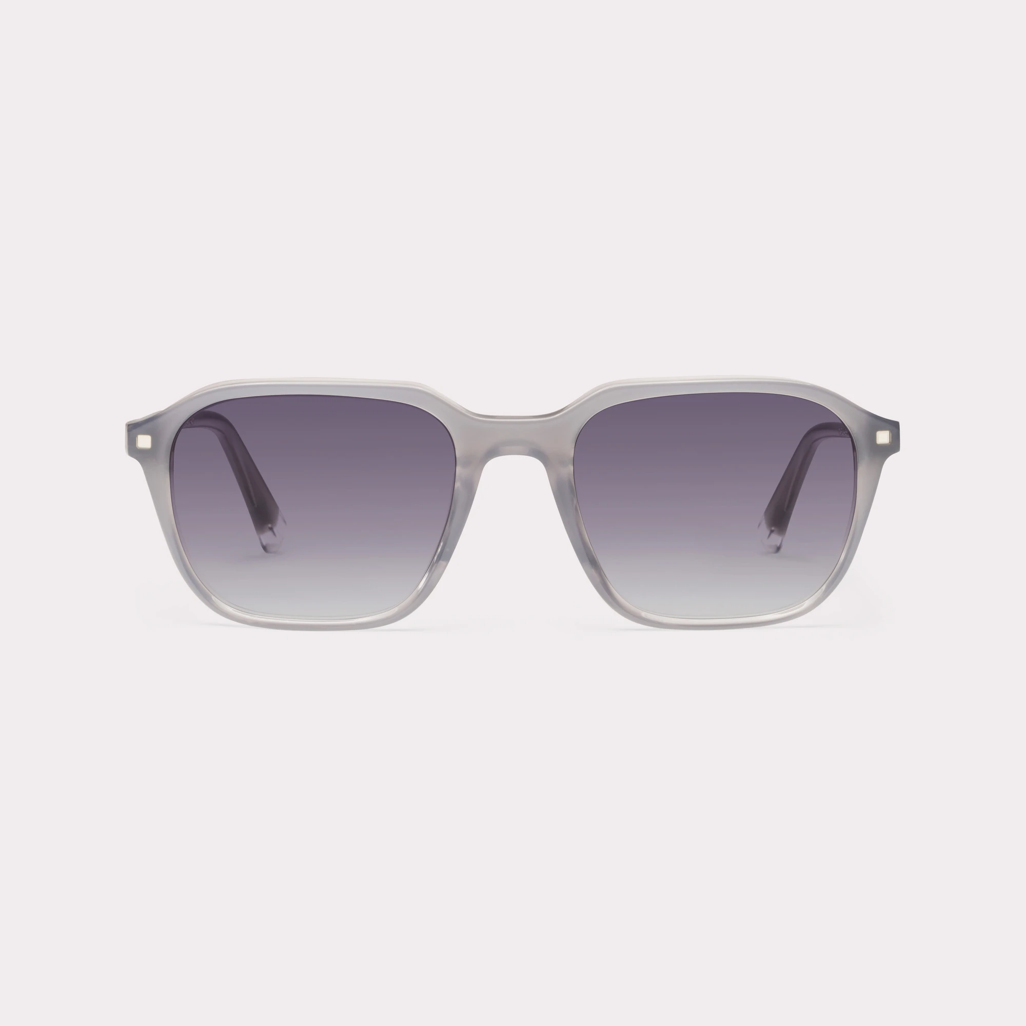 Ein Paar Carl Hellgrau Sonnenbrille , von vorne gesehen