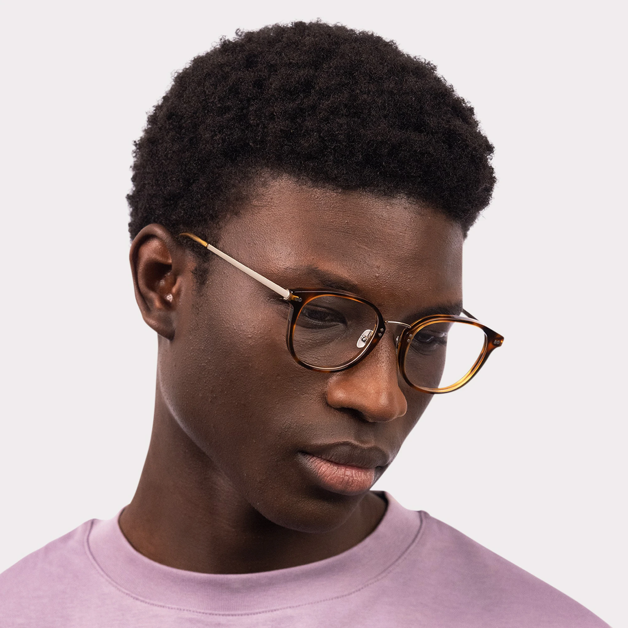 A pair of Covell Tortoise Multi-distance™ blue light blocking reading glasses