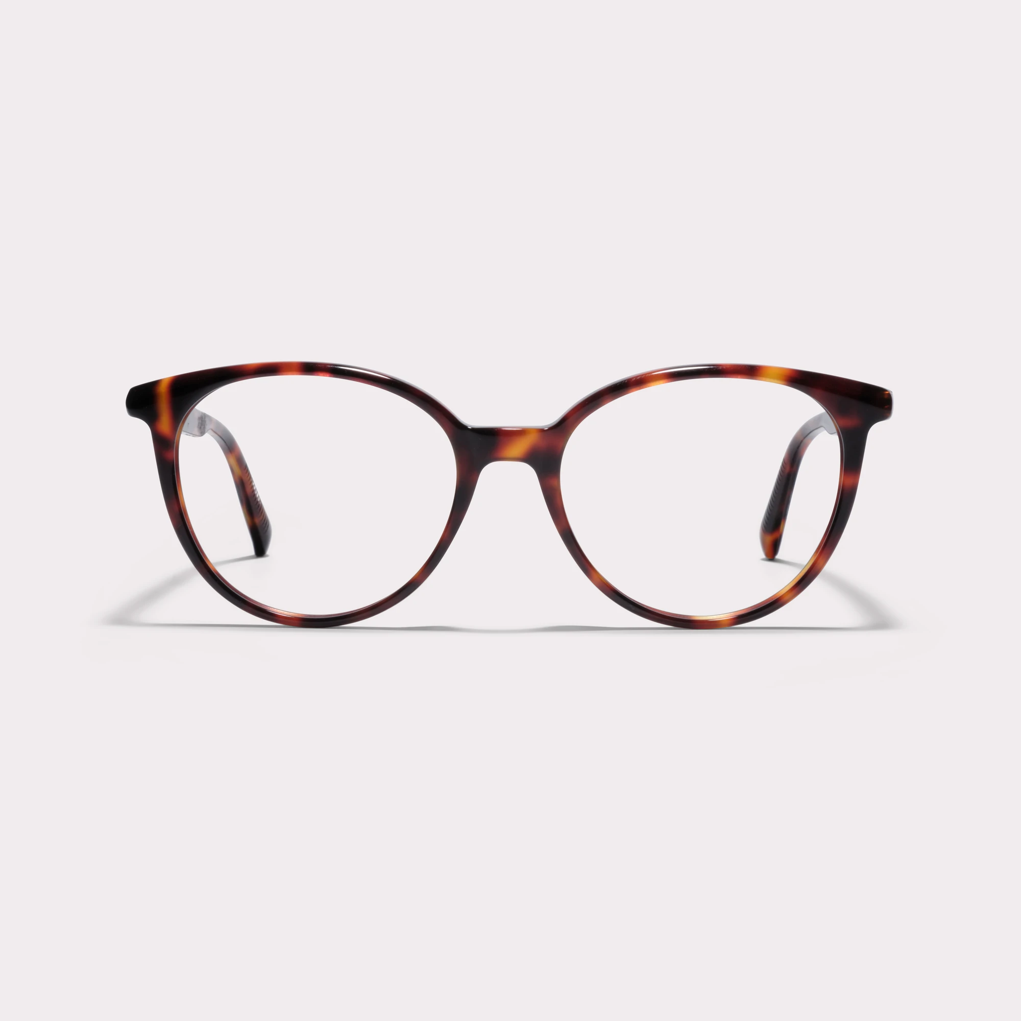 Ein Paar Berry Tortoise Korrekturbrille , von vorne gesehen