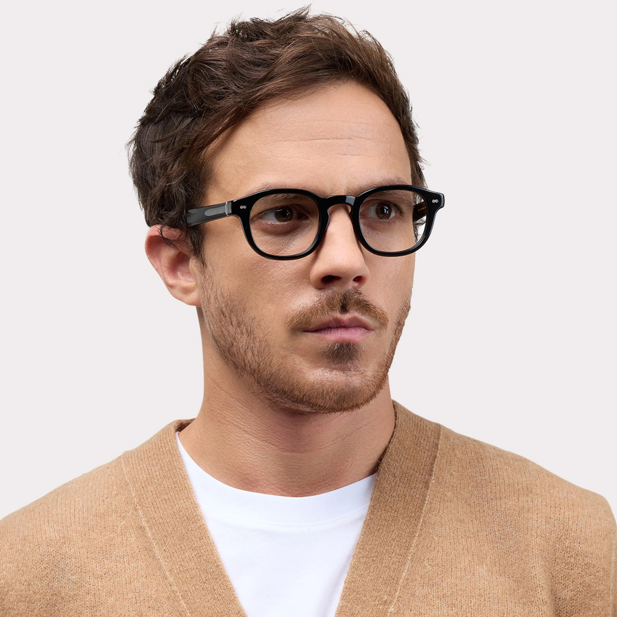 Ein Paar Owen Schwarz Korrekturbrille