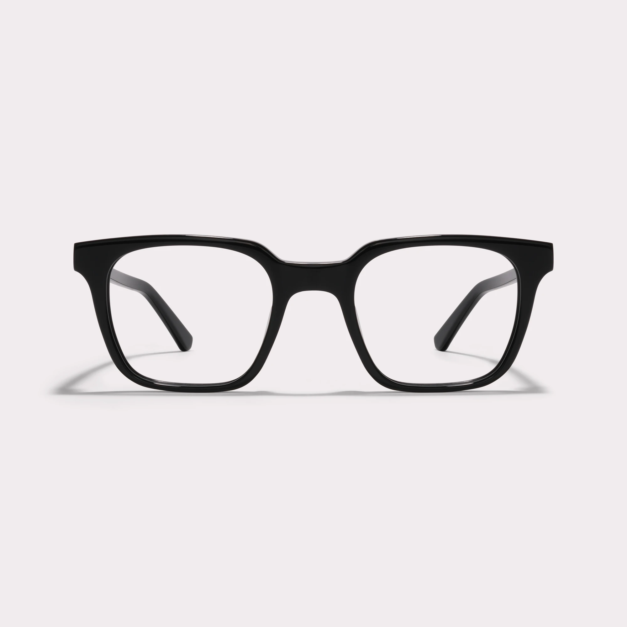 A pair of Venn Black Multi-distance™ blue light blocking reading glasses seen from the front