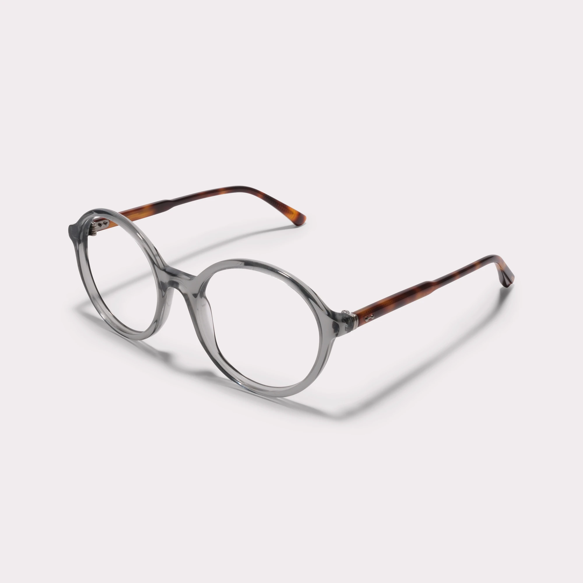 Um par de Sol Grey Green Óculos graduados vista de lado