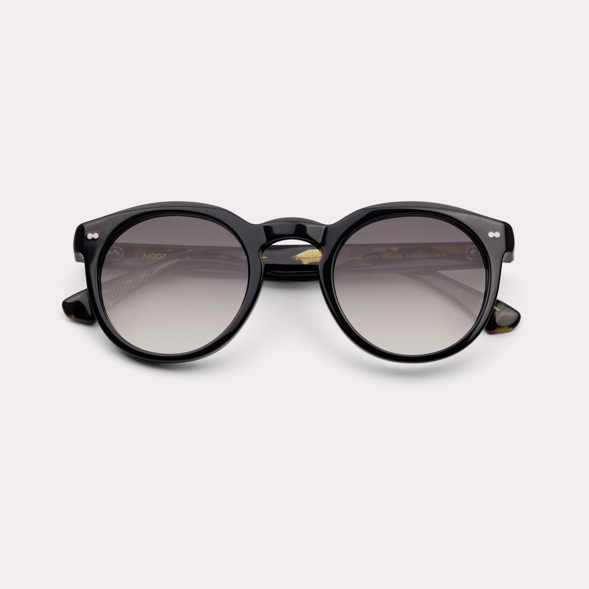 A pair of Robb Black Sunglasses folded