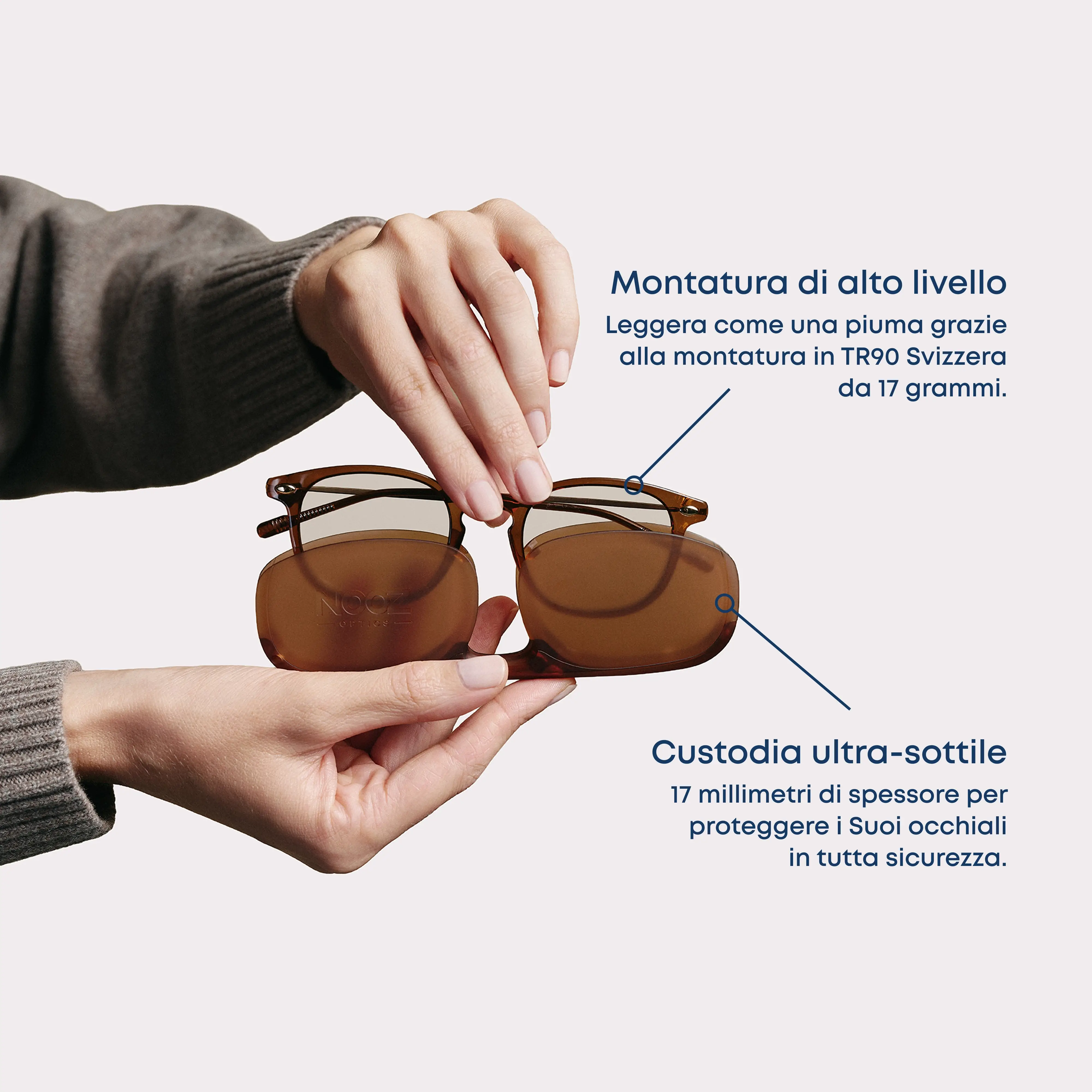 Un paio di Doni Nero Occhiali da lettura anti luce blu