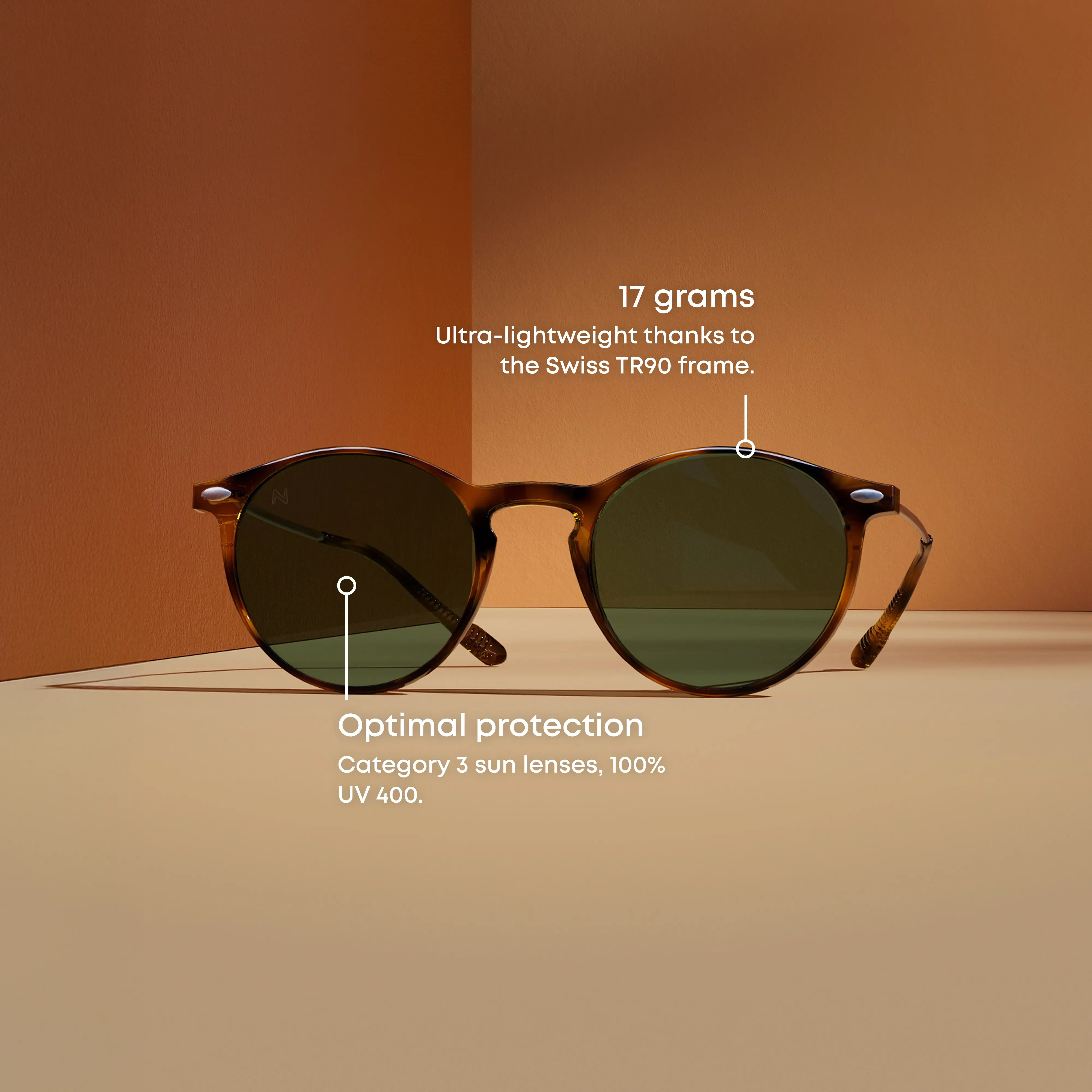 A pair of Cruz Black Bifocal sunglasses