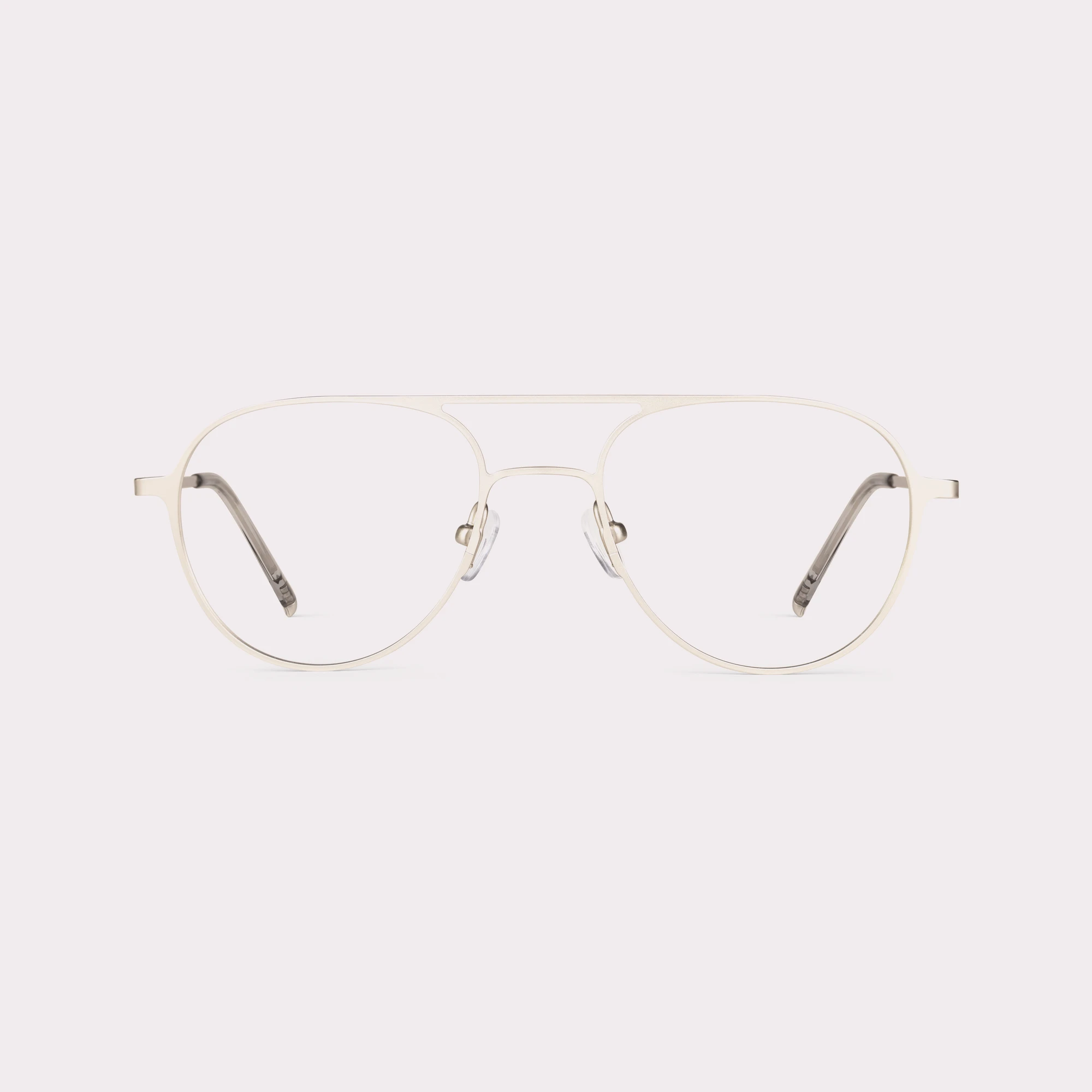 Une paire de Wing Silver Lunettes sur prescription vue de face
