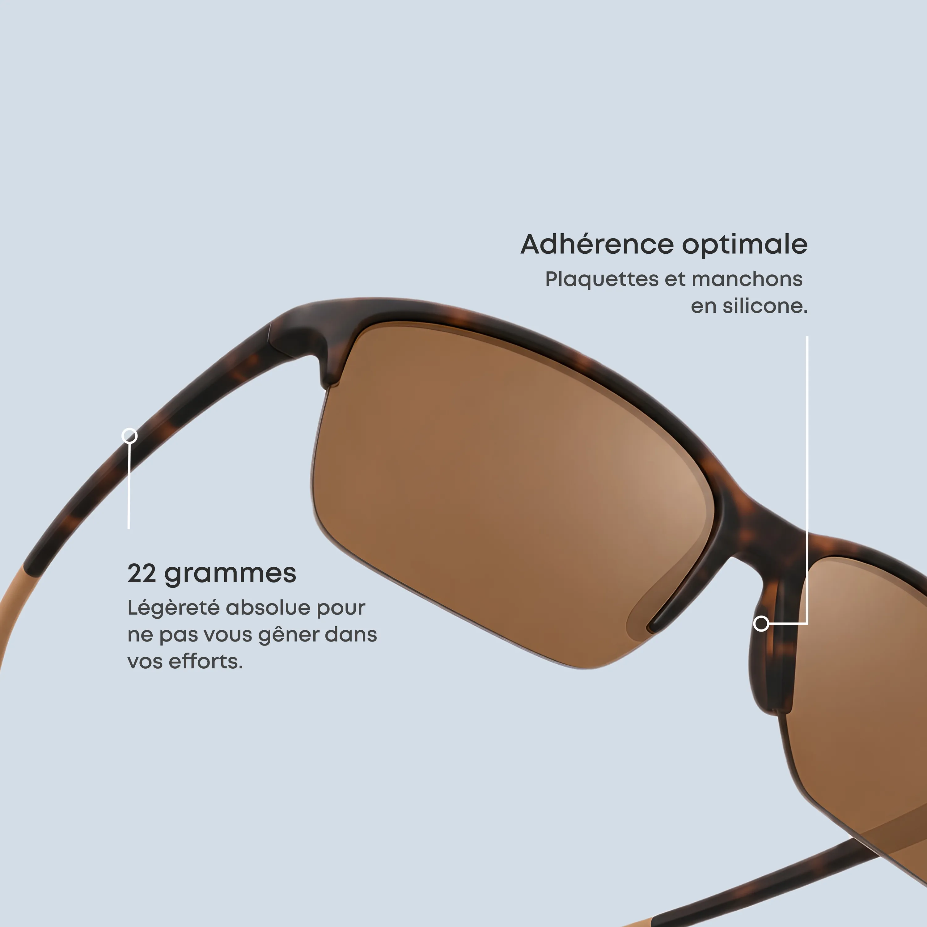 Une paire de Peak Tortoise Lunettes de soleil