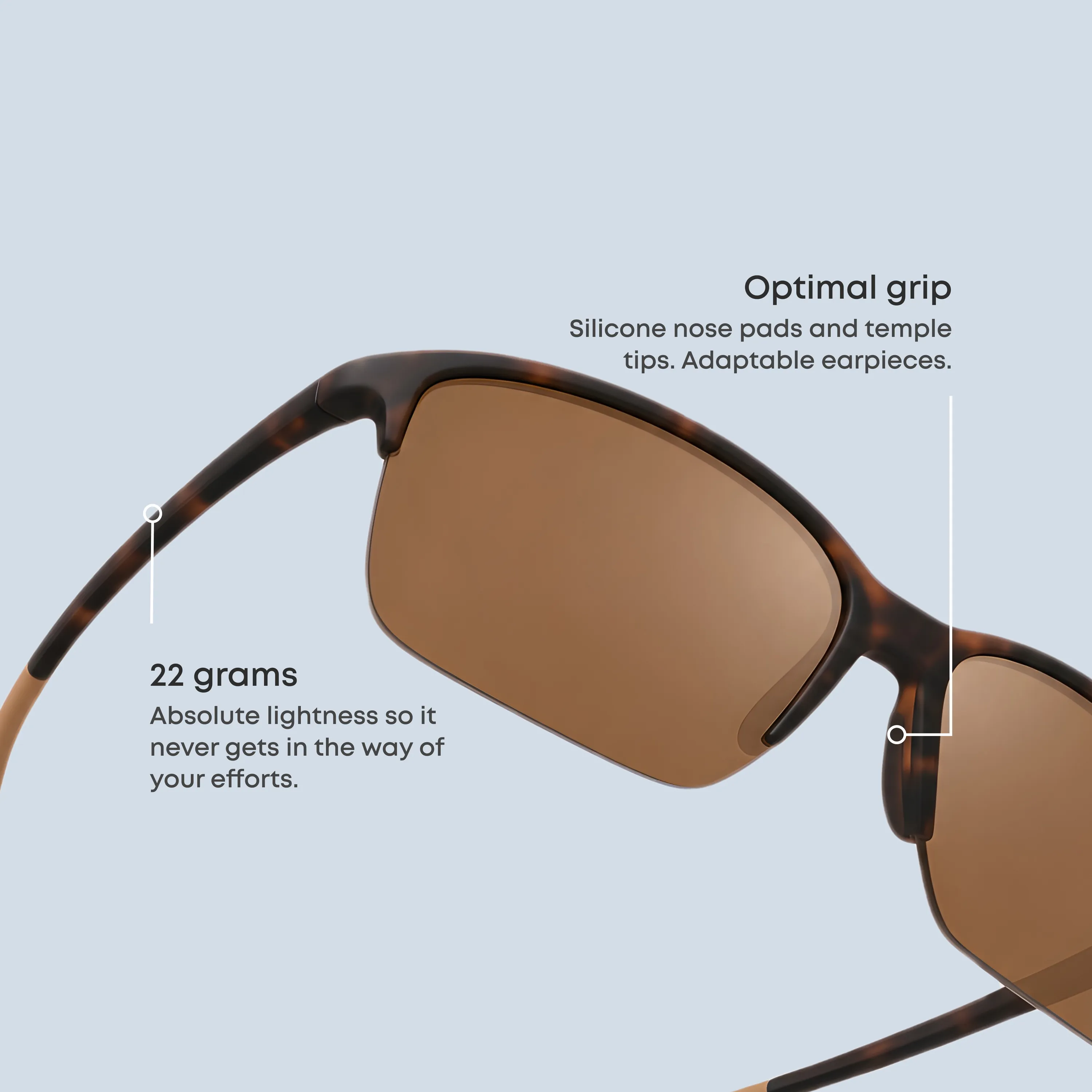 A pair of Peak Tortoise Bifocal sunglasses