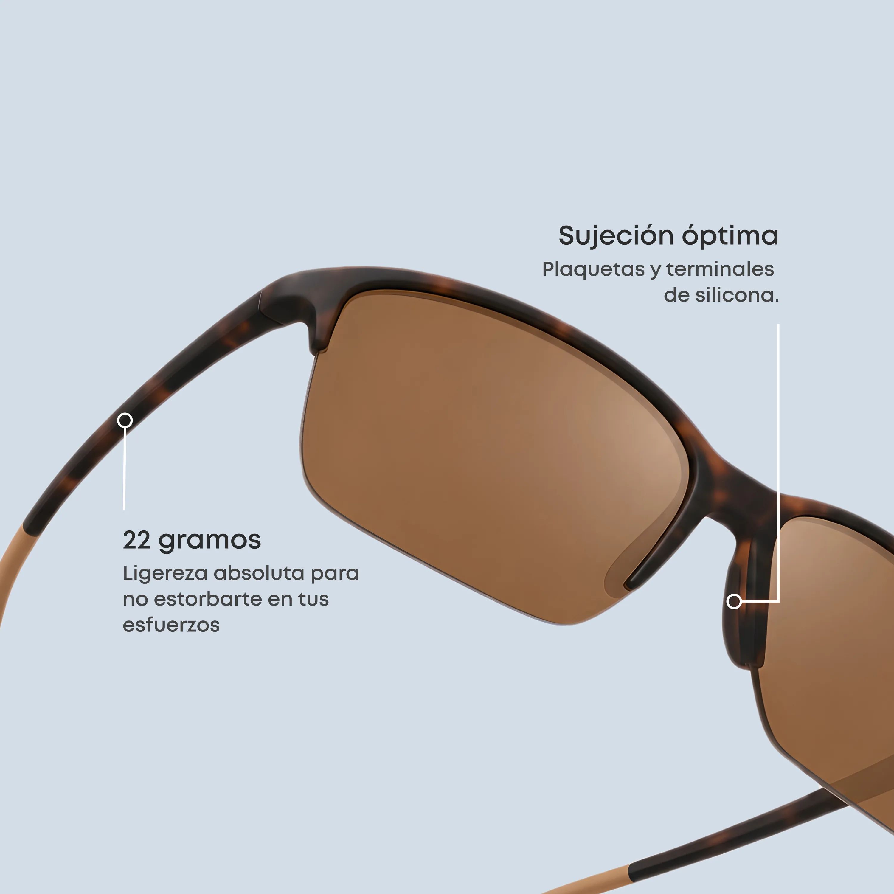 Un par de Peak Tortoise Gafas de sol bifocales