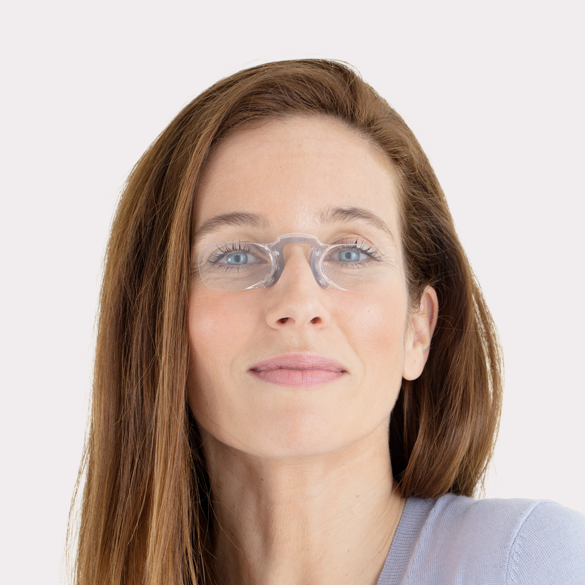 A pair of Rectangular Black Reading glasses