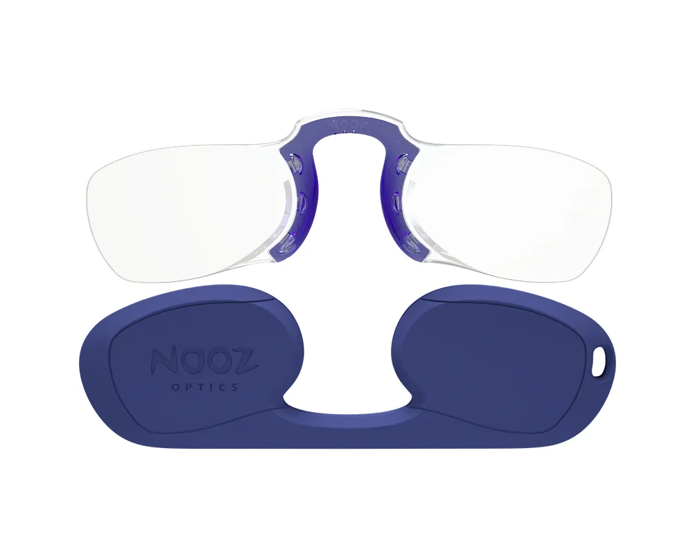 KoKoBin Lunettes De Lecture Sans Monture Avec Étui Stylo - Mini Lunettes Poche Argent