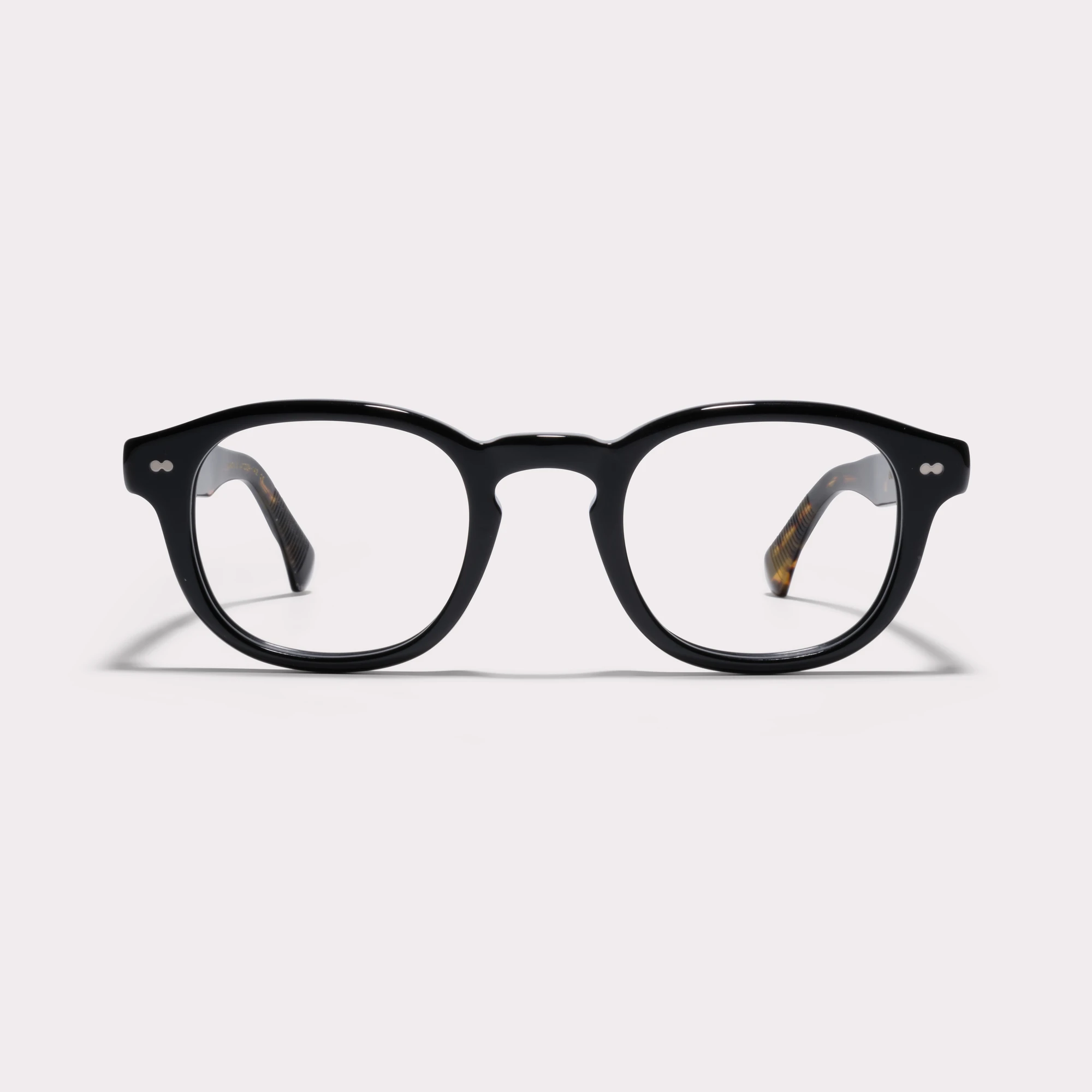 Ein Paar Owen Schwarz Korrekturbrille , von vorne gesehen