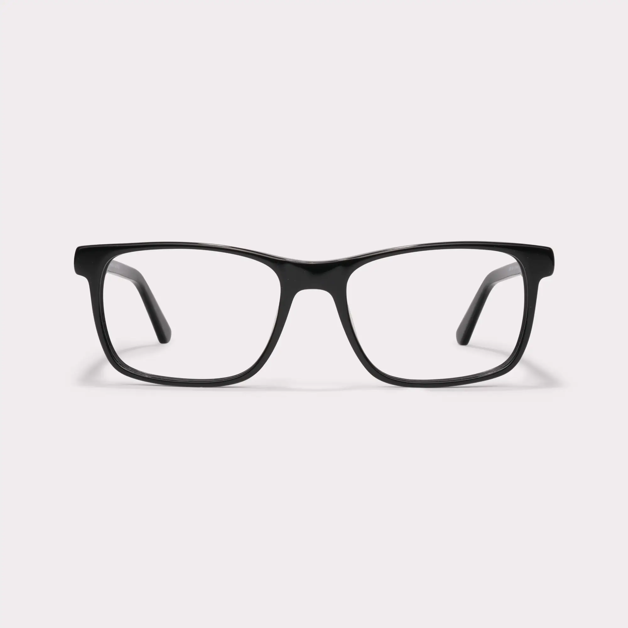 A pair of Justin Black Reading glasses seen from the front