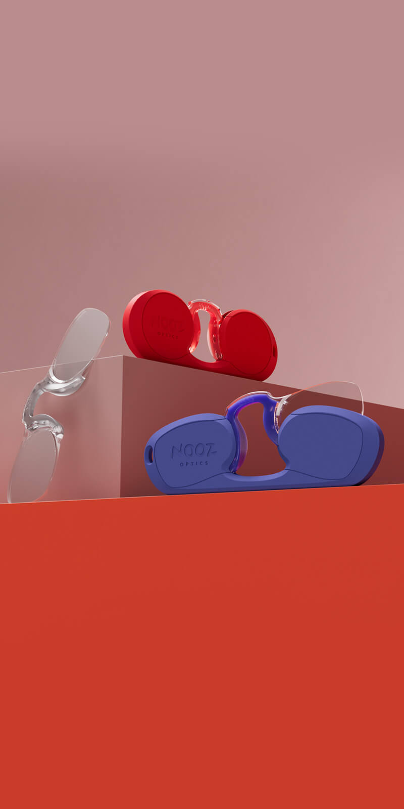 Plusieurs paires de lunettes de lecture original de différentes couleurs