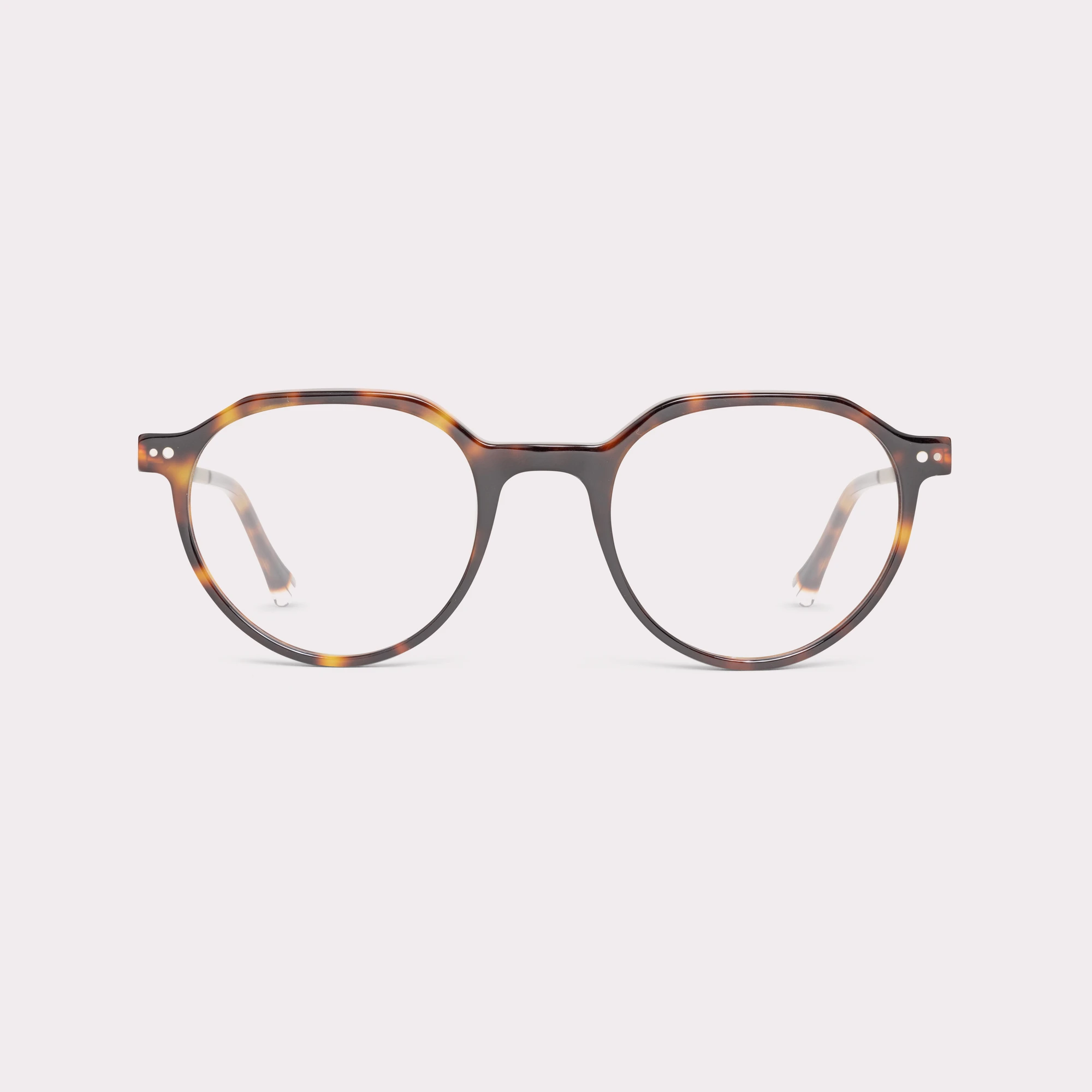 Une paire de Alto Tortoise Lunettes sur prescription vue de face