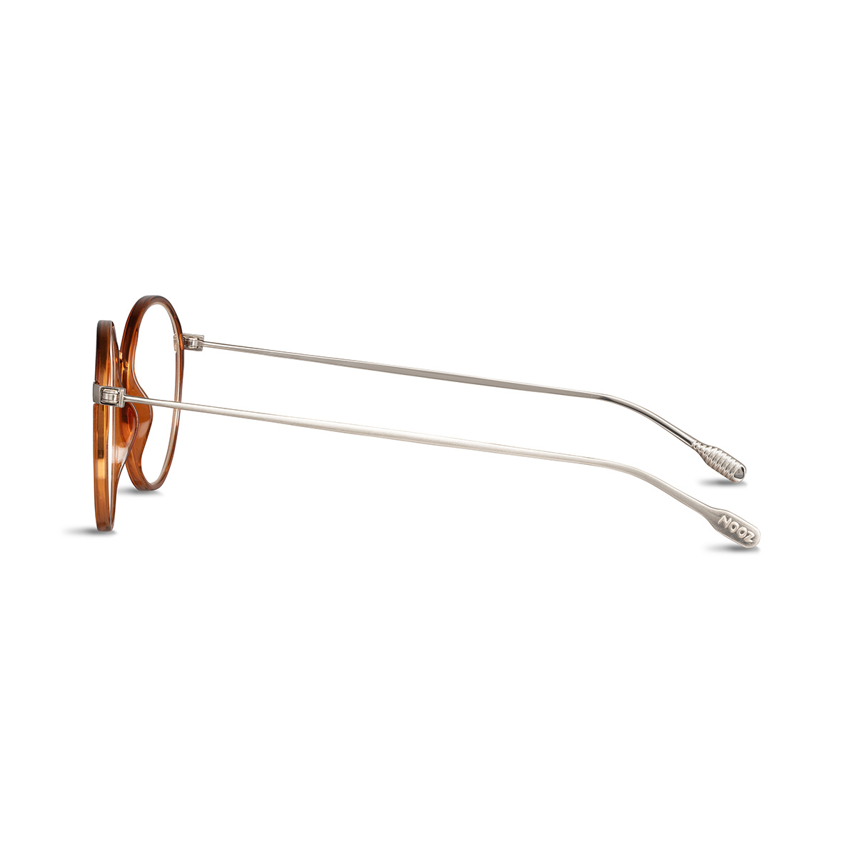 Blue ela brown-bronze blue light glasses aside