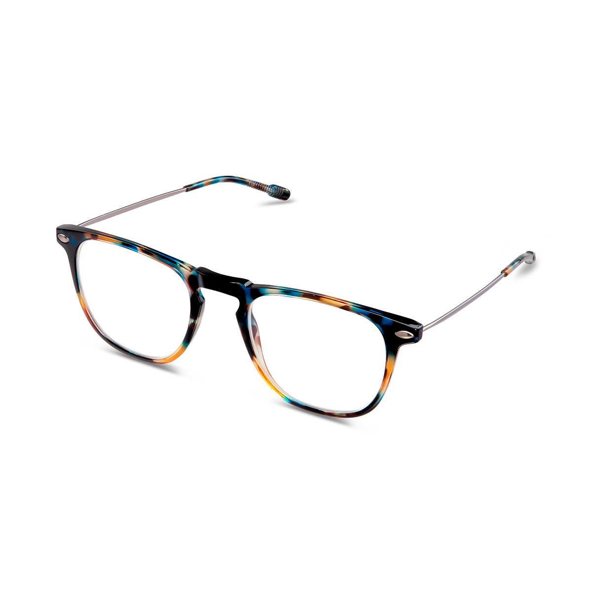 Blue anti-light glasses Essential Dino Dark Tortoise aside