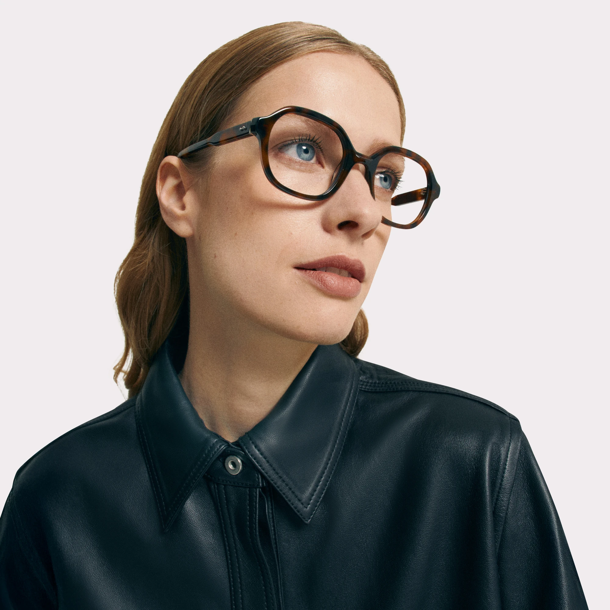 A pair of Lana Tortoise Reading glasses