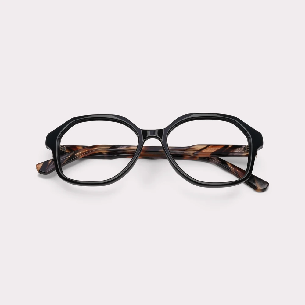 Aura, Acetate reading glasses, Hexagonal shape | Nooz Optics