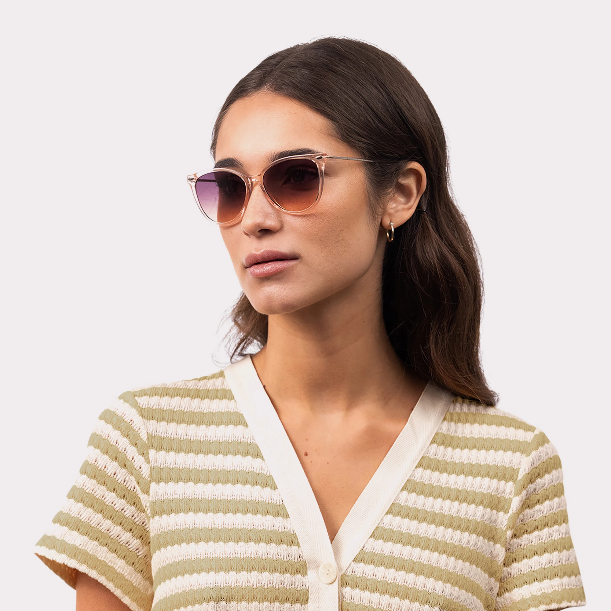 A pair of Ivy Demi-Red Sunglasses