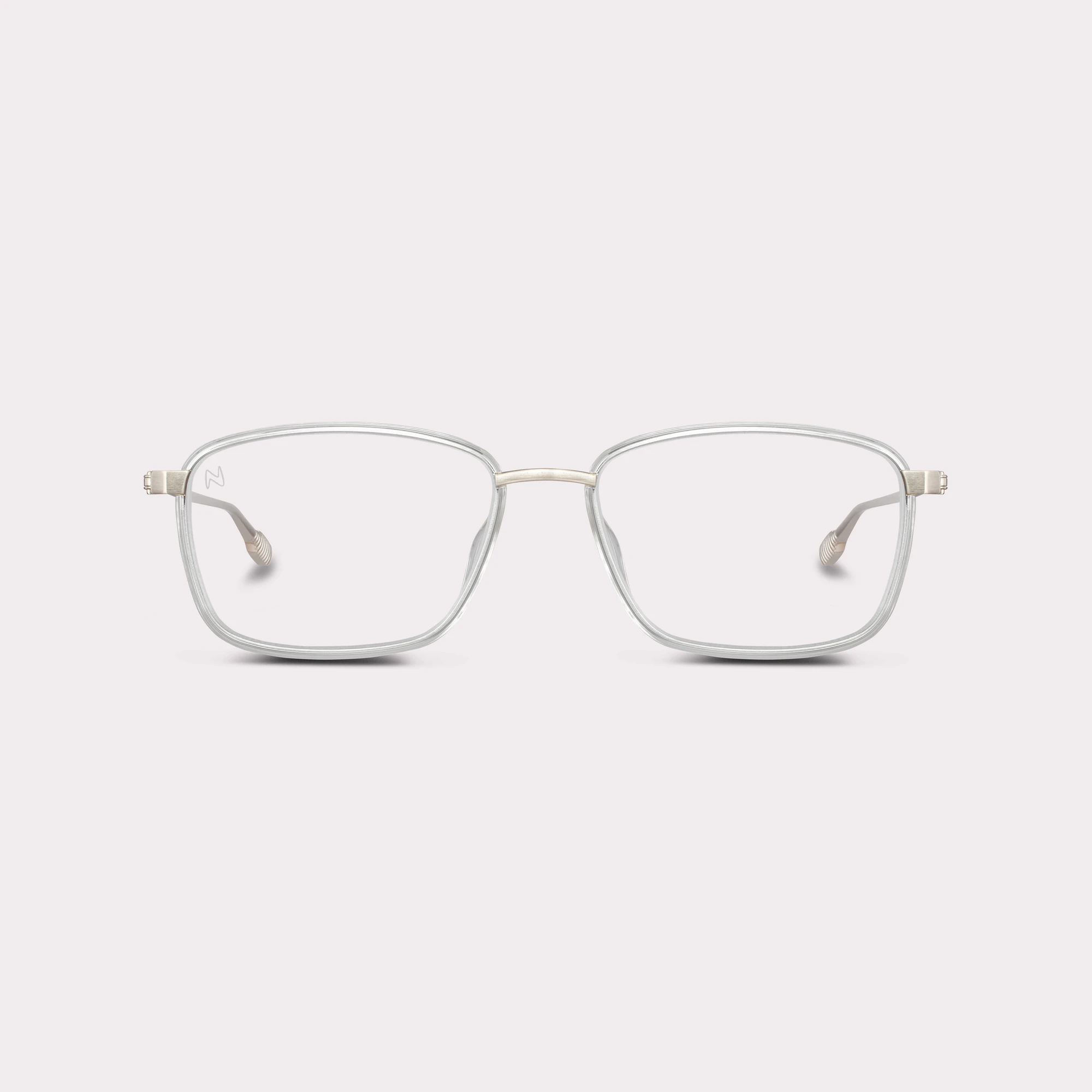 A pair of Faro Crystal Reading glasses seen from the front