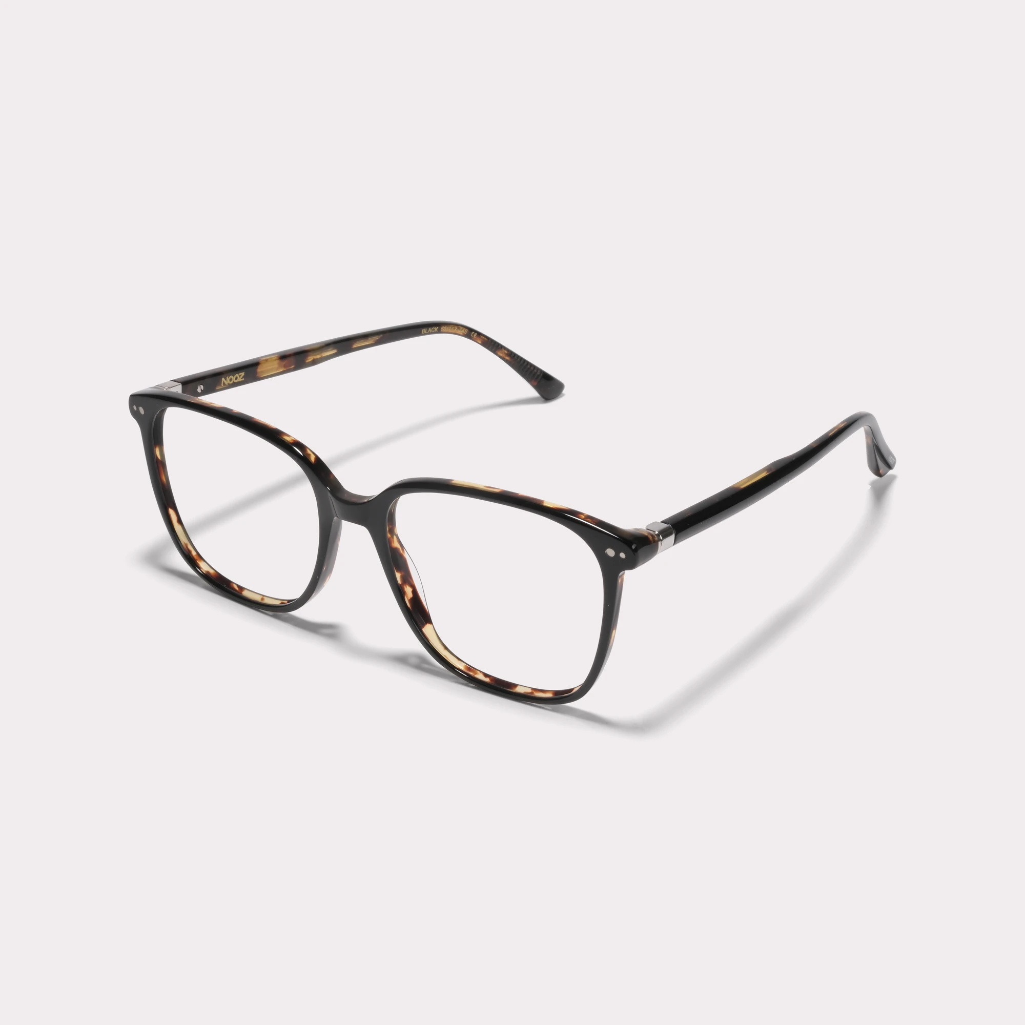 A pair of Carla Black Prescription glasses  seen from the side