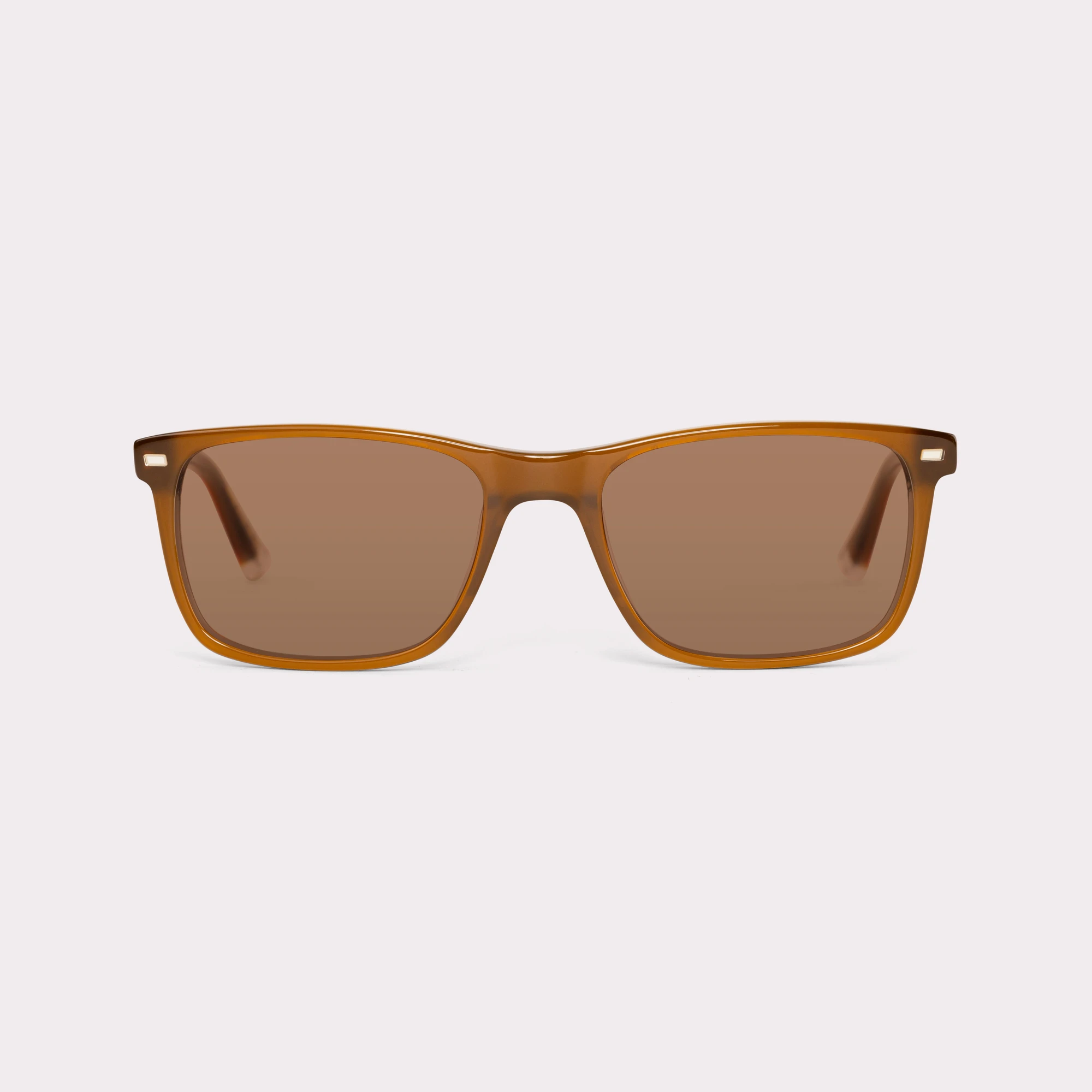 A pair of Andre Brown Sunglasses seen from the front