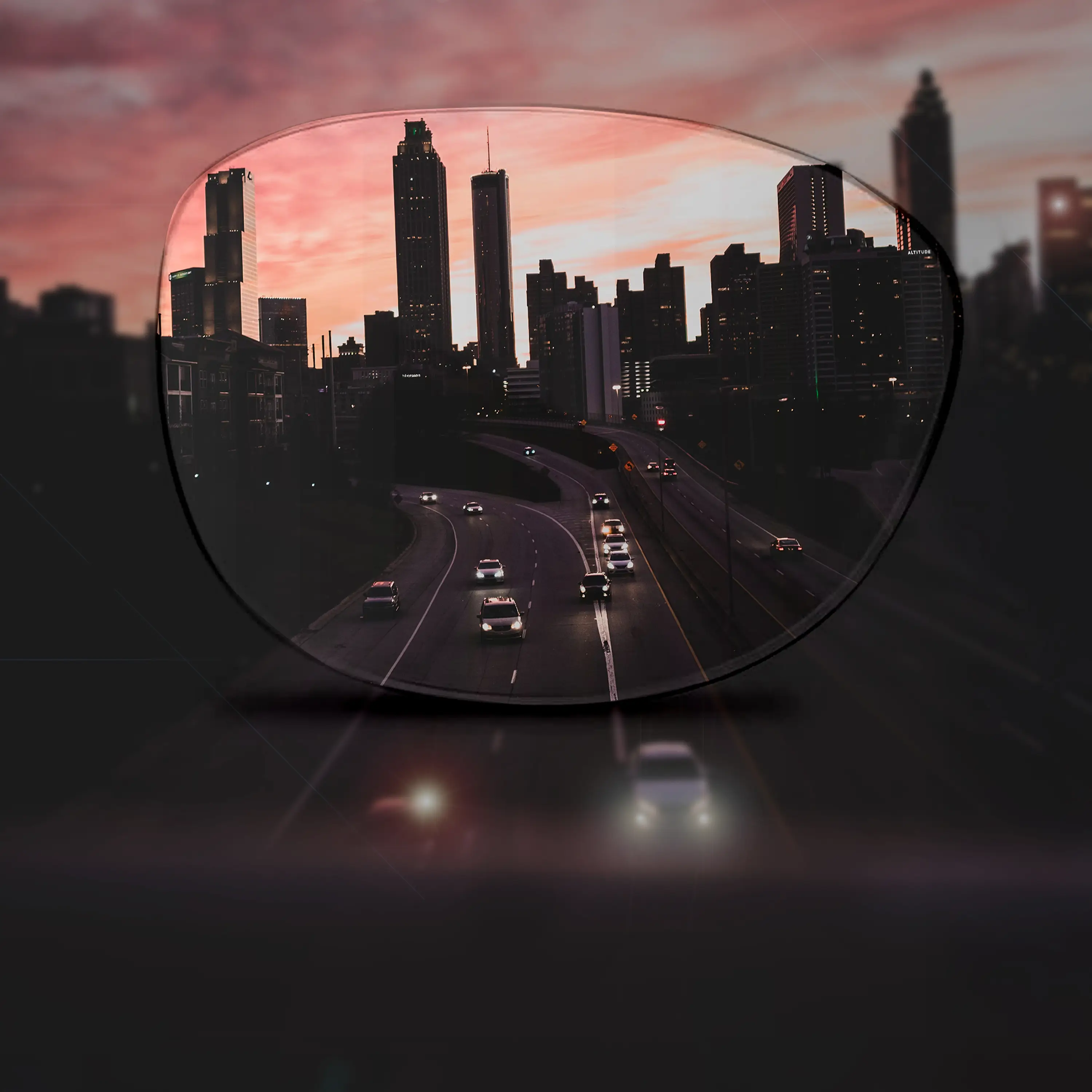 A pair of Cruz Black Driving Glasses