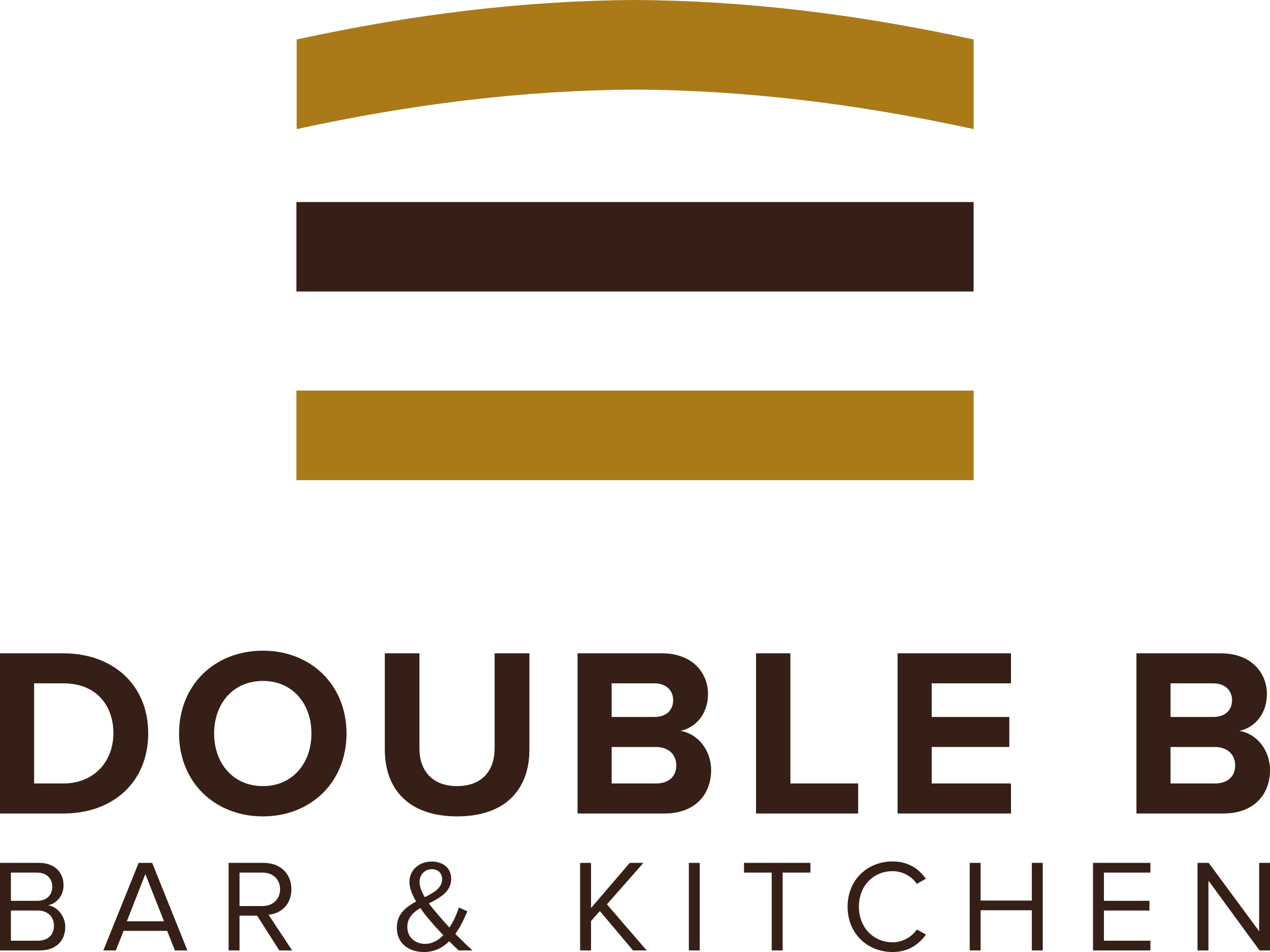 Double B -Bar and Kitchen logo