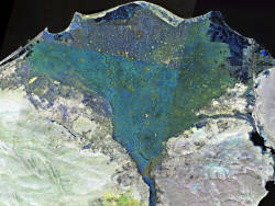 Nile Delta Sinking into the Sea