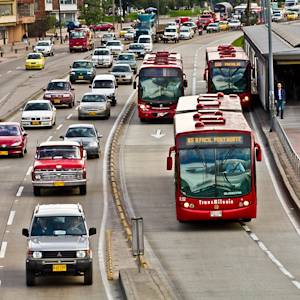 Bogota, largest Bus Rapid Transit system