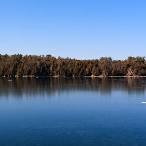 Lake Champlain used to freeze