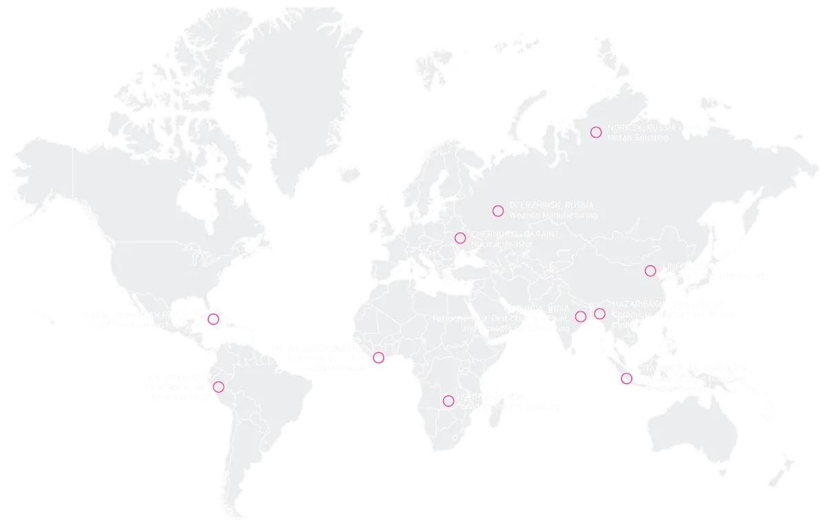 Top Toxic Locations