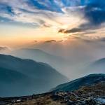 Sundown In The Himalayas