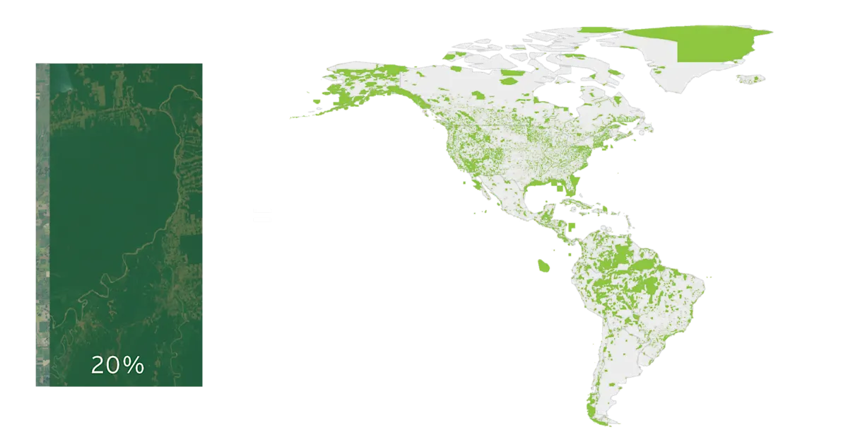 Eat 20% Less Meat give land back to nature map diagram
