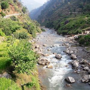 Pristine river gone