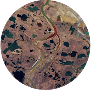 Komi Arctic Pipeline spill