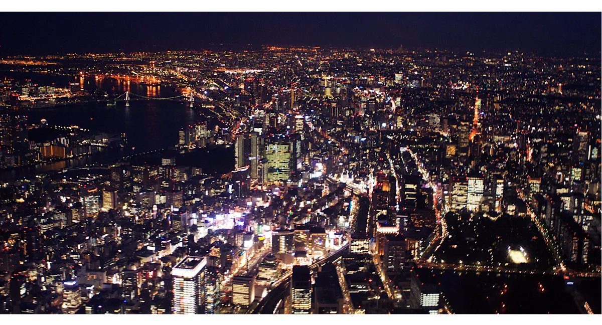 Cities Sprawl Up _ City at Night