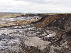 Thawing Arctic permafrost