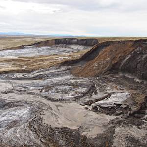 Thawing Arctic permafrost