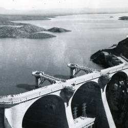 Construction of the Coolidge Dam completed