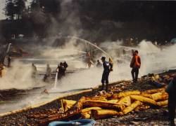 Exxon Valdez spill destroys fisheries in Alaska