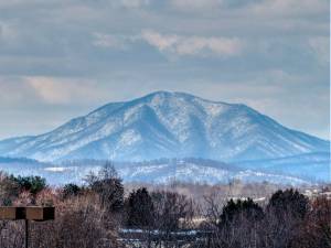 Snow Disappearing in the Blue Ridge