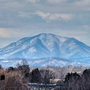 Snow Disappearing in the Blue Ridge