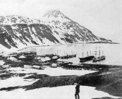 Establishment of first station by Carl Anton Larsen at Grytviken