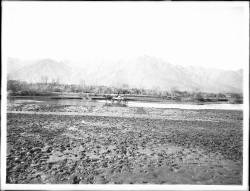 Gila River "a shallow dry channel"