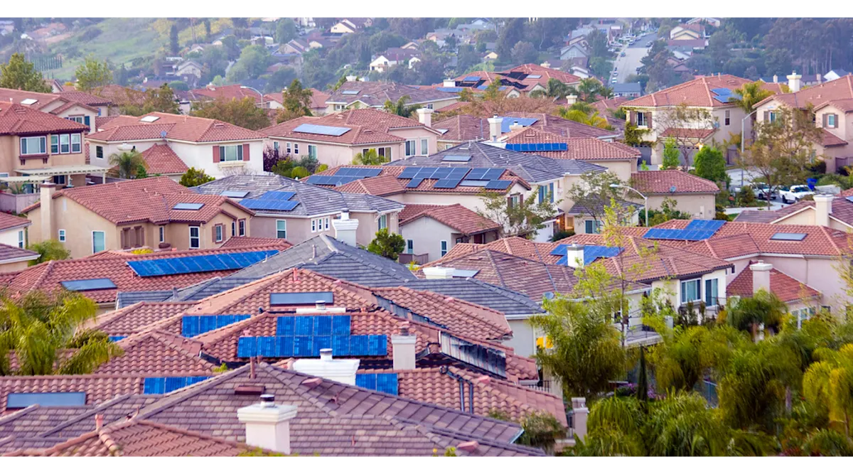 rooftop solar houses
