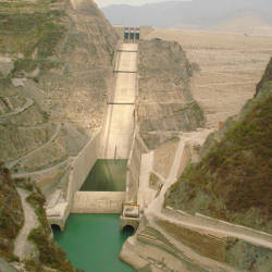 Tehri Dam Opens On The Bhageerathi River